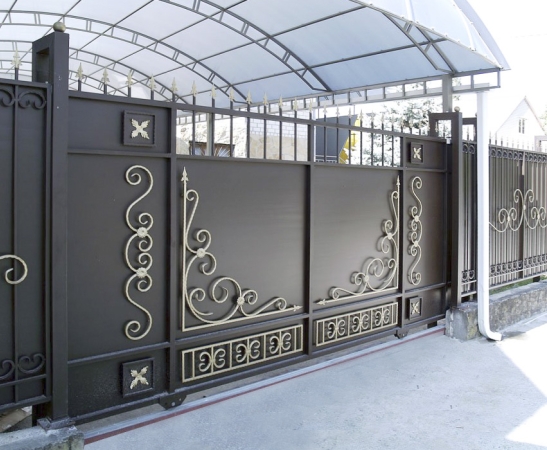 Металлические ворота в Нарткале
