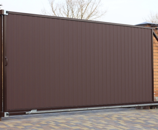 Откатные ворота в Нарткале