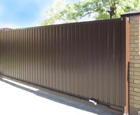 Ворота из профнастила в Нарткале