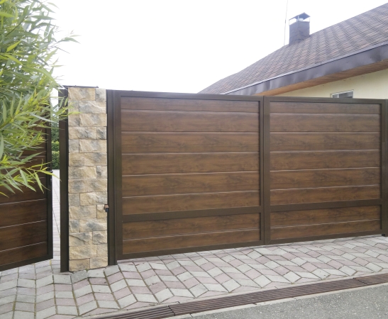 Распашные ворота в Нарткале