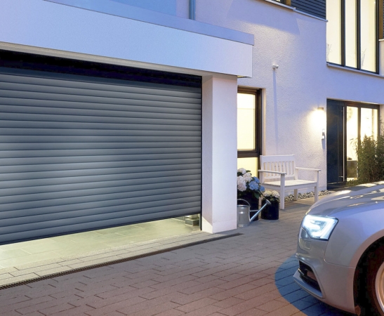 Ворота из роллетного профиля в Нарткале