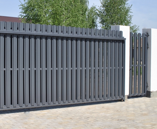 Ворота из штакетника в Нарткале